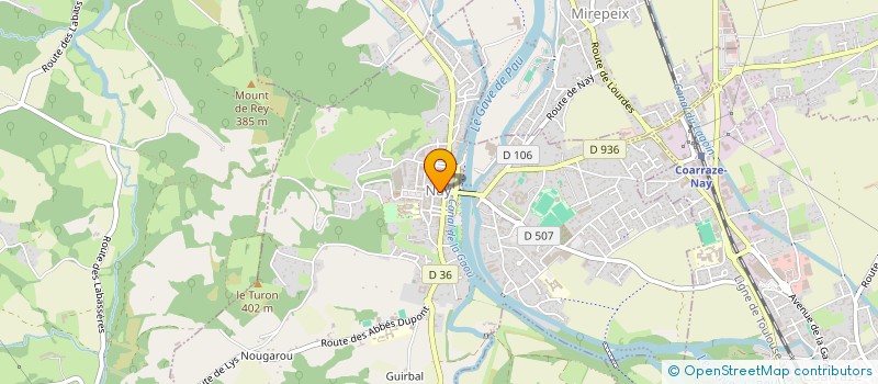 localisation de l'entreprise ASSOCIATION D'AIDE ALIMENTAIRE DE LA PLAINE DE NAY  NAY