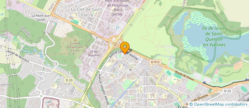 localisation de l'entreprise ASSOCIATION D'AIDE AU DEVELOPPEMENT DE LA CULTURE PEULH  TRAPPES