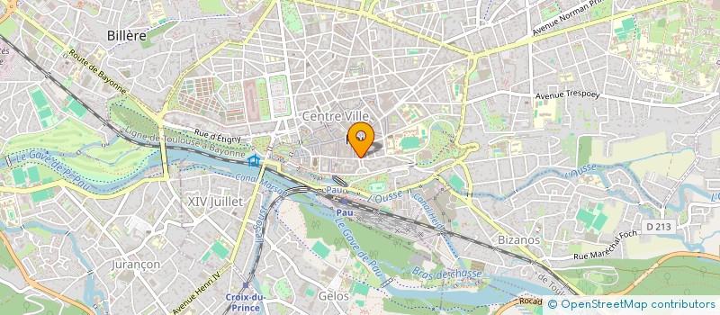 localisation de l'entreprise ASSOCIATION D'AIDE AU DEVELOPPEMENT DU MONDE ECONOMIQUE à PAU