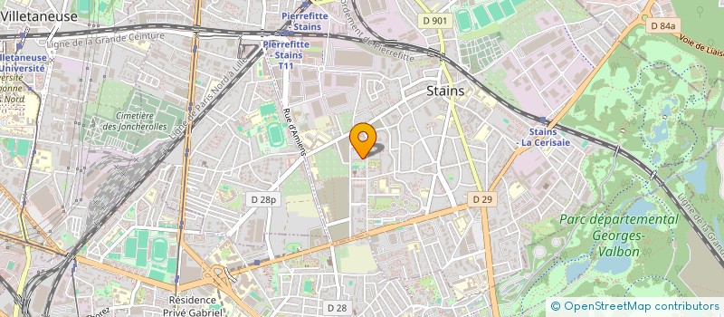 localisation de l'entreprise ASSOCIATION D'AIDE AUX DEMARCHES ADMINISTRATIVES (ADADA) à STAINS