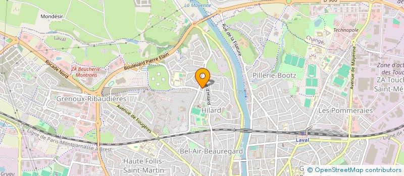 localisation de l'entreprise ASSOCIATION D'AIDE AUX ENFANTS ET AUX PARENTS à LAVAL