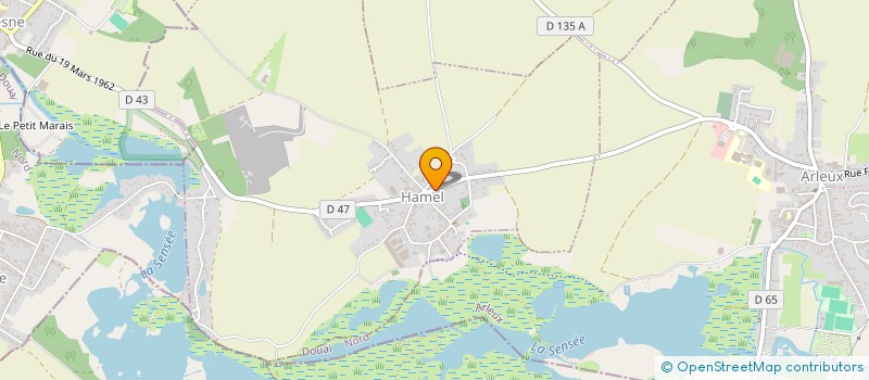 localisation de l'entreprise ASSOCIATION D'AIDE AUX MAJEURS PROTEGES  HAMEL