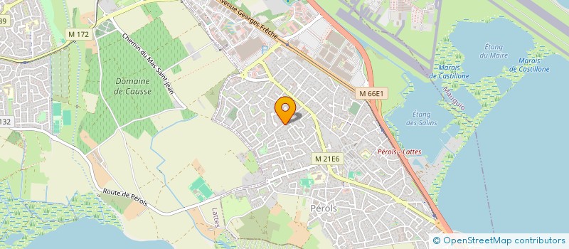 localisation de l'entreprise ASSOCIATION D'AIDE AUX MALADES DIABETIQUES PAR L'EDUCATION ET LE SPORT PREVENTION-SPORT-DIABETE  PEROLS