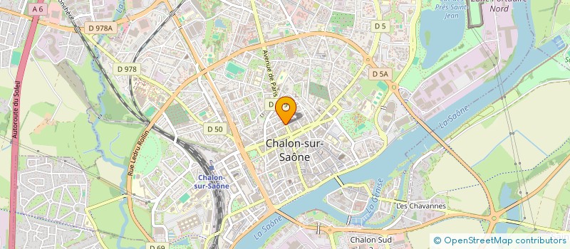 localisation de l'entreprise ASSOCIATION D'AIDE AUX ORPHELINS DU MBAM-CAMEROUN (A.A.O.M.C)  CHALON-SUR-SAONE