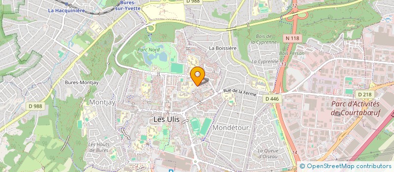 localisation de l'entreprise ASSOCIATION D AIDE AUX PERSONNES AGEES ET SOINS A DOMICILE à LES ULIS