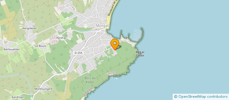 localisation de l'entreprise ASSOCIATION D'AIDE AUX REFUGIES  CROZON