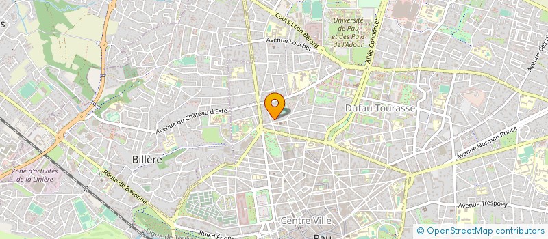 localisation de l'entreprise ASSOCIATION D AIDE AUX REFUGIES CHRETIENS DU MOYEN-ORIENT 64 à PAU
