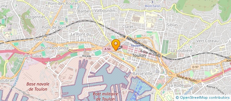 localisation de l'entreprise ASSOCIATION D'AIDE AUX VICTIMES D'INFRACTIONS DU VAR à TOULON