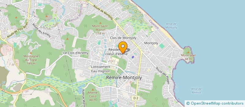 localisation de l'entreprise ASSOCIATION D'AIDE AUX VICTIMES POUR L'INDEMNISATION DU DOMMAGE CORPOREL  REMIRE-MONTJOLY