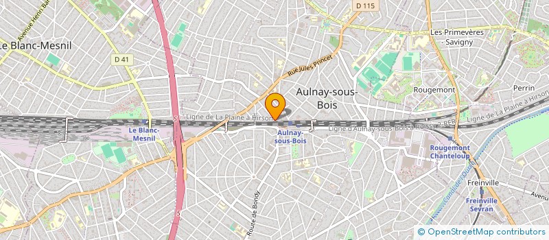 localisation de l'entreprise ASSOCIATION D'AIDE ET D'ASSISTANCE AUX PERSONNES FRAGILES D'ILE DE FRANCE à AULNAY-SOUS-BOIS