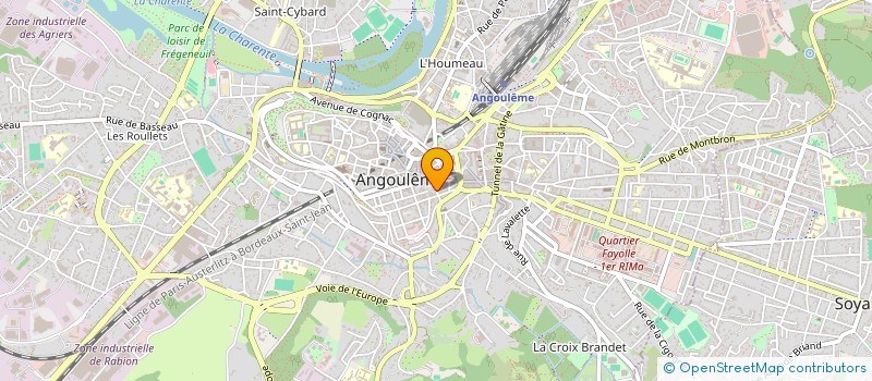 localisation de l'entreprise ASSOCIATION D'AIDE ET DE DEFENSE DES MINEURS ISOLES ETRANGERS) - RESF16 à ANGOULEME