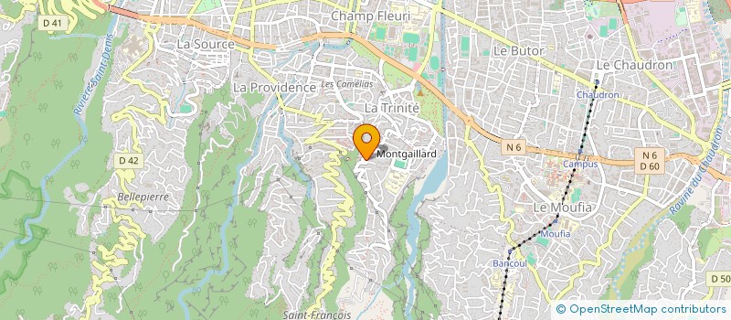 localisation de l'entreprise ASSOCIATION D'AIDE ET DE FORMATION à SAINT DENIS