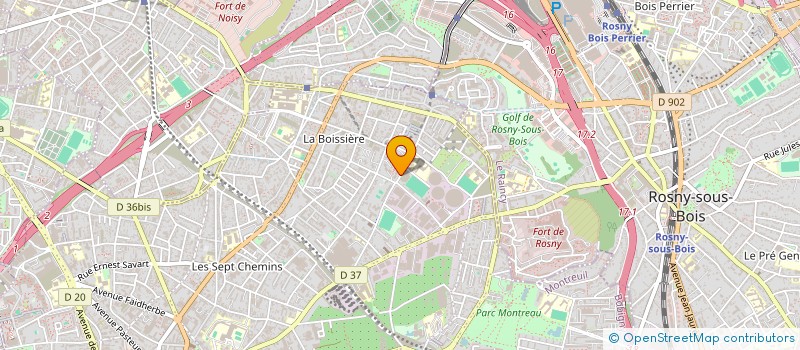 localisation de l'entreprise ASSOCIATION D'AIDE ET DES SERVICES A DOMICILE à MONTREUIL