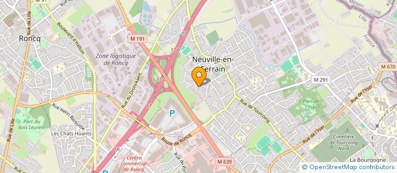 localisation de l'entreprise ASSOCIATION D AIDE ET SECURITE AUX PERSONNES MALVOYANTES ET A MOBILITE REDUITE à NEUVILLE-EN-FERRAIN