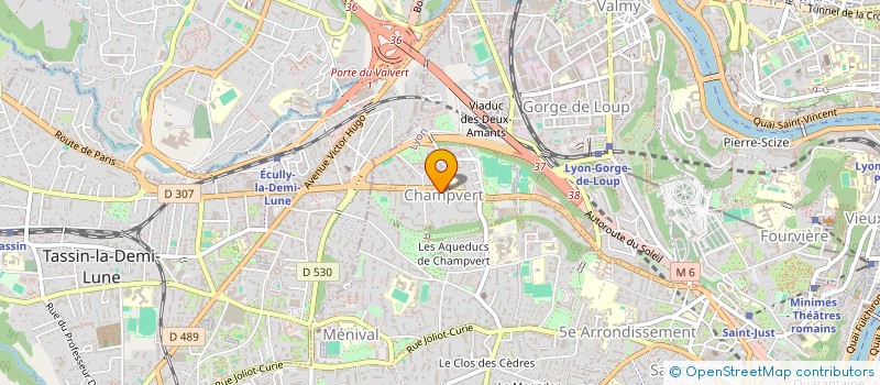 localisation de l'entreprise ASSOCIATION D'AIDES, ASSISTANCES AUX COLLECTIVITES ET ENTREPRISES  LYON