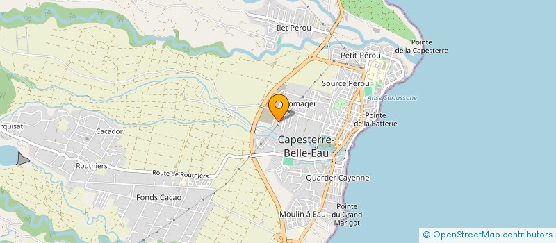 localisation de l'entreprise ASSOCIATION D'AIDES AUX PERSONNES AGEES à CAPESTERRE-BELLE-EAU