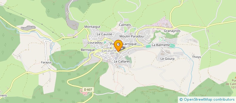 localisation de l'entreprise ASSOCIATION D'AIRSOFT DES MONTS DE LACAUNE (AAMDL)  LACAUNE