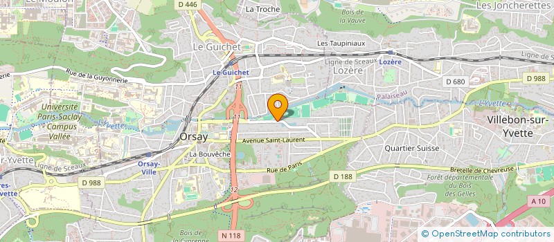 localisation de l'entreprise ASSOCIATION D'AMATEURS D'ART ET DE MUSEES EN FRANCE à ORSAY