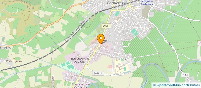 localisation de l'entreprise ASSOCIATION D'AMBULANCIERS POUR LES SECOURS URGENTS AUX DOMICILES DU DEPARTEMENT DE L'AUDE (AASUD11) à LEZIGNAN-CORBIERES