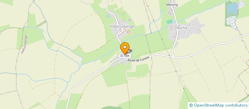 localisation de l'entreprise ASSOCIATION D'AMENAGEMENT AGRICOLE ET FORESTIER DE BERMERING  BERMERING