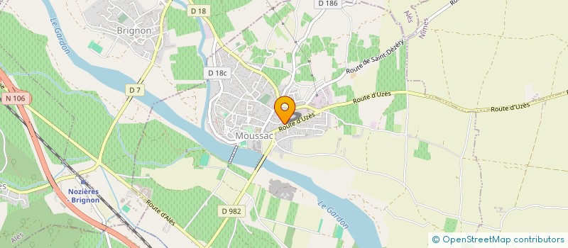 localisation de l'entreprise ASSOCIATION D'AMES SOPHRO  MOUSSAC