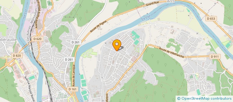 localisation de l'entreprise ASSOCIATION D AMIES DE LA MUSIQUE TRADITIONNELLE PORTUGUAISE  CAHORS