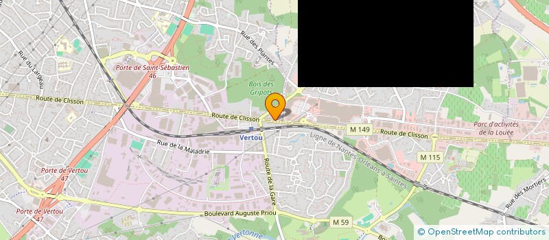 localisation de l'entreprise ASSOCIATION D AMITIE FRANCO AFGHANE PAYS DE LOIRE à SAINT-SEBASTIEN-SUR-LOIRE