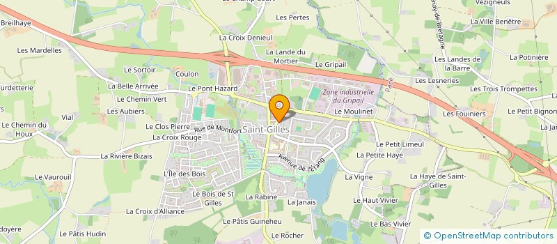 localisation de l'entreprise ASSOCIATION D'AMITIE FRANCO-ALLEMANDE DE SAINT GILLES à SAINT-GILLES