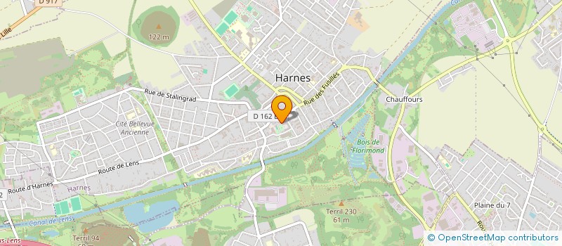 localisation de l'entreprise ASSOCIATION D AMITIE HARNES CHRZANOW  HARNES