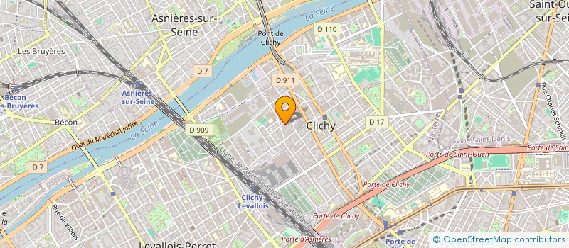 localisation de l'entreprise ASSOCIATION D'ANCIENS COMBATTANTS ET VICTIMES DE GUERRE OP-EX ET DE TOUS LES RESSORTISSANTS DE L'ONAC VETERANS-OPEX à CLICHY
