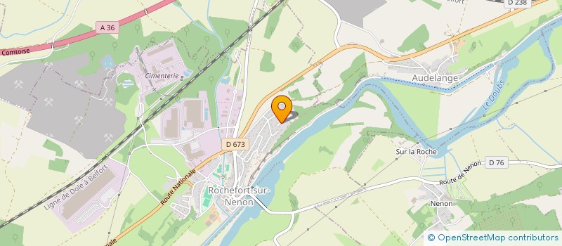 localisation de l'entreprise ASSOCIATION D'ANIMATION DE LOISIRS & DE CULTURE DE LA RESIDENCE GEORGES BOURGEOIS à DAMPIERRE