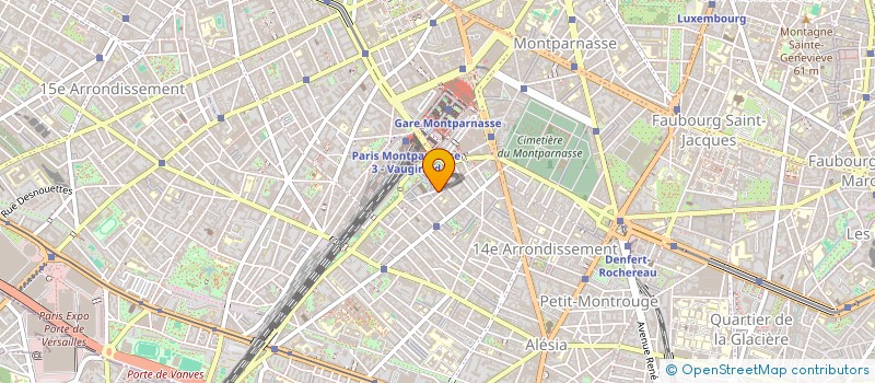 localisation de l'entreprise ASSOCIATION D'ANIMATION DU NOUVEAU XIV  PARIS