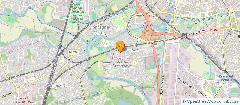localisation de l'entreprise ASSOCIATION D ANIMATION DU P TIT LABO à STRASBOURG