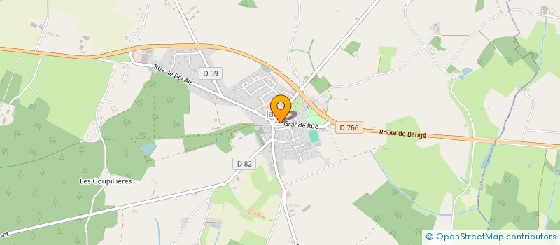 localisation de l'entreprise ASSOCIATION D'ANIMATION ET D'INITIATIVES CITOYENNES LOIRE-AUTHION  LOIRE-AUTHION