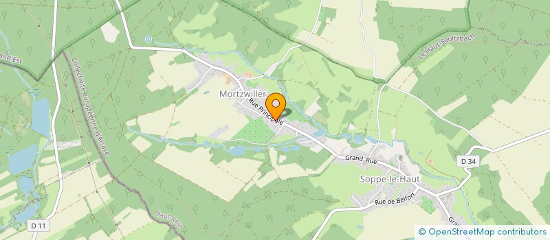 localisation de l'entreprise ASSOCIATION D'ANIMATION-VALLON DU TRAUBACH  STERNENBERG