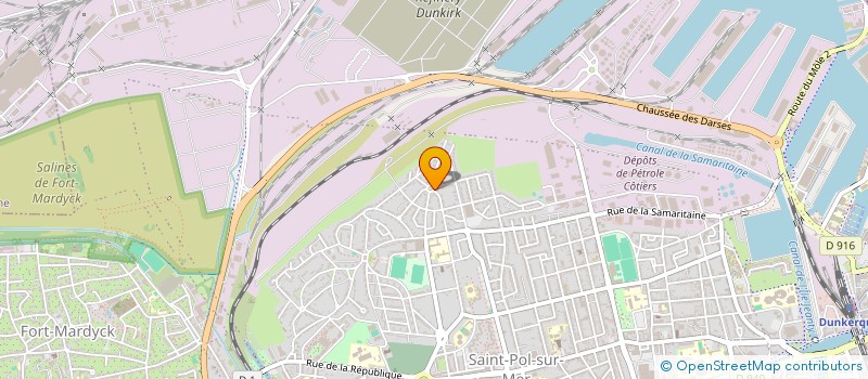 localisation de l'entreprise ASSOCIATION D'ANIMATIONS DU QUARTIER DES CHEMINOTS ET DEFENSE DES LOCATAIRES à DUNKERQUE