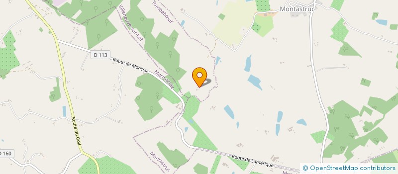 localisation de l'entreprise ASSOCIATION D'ANIMAUX DE SPECTACLE  TOMBEBUF