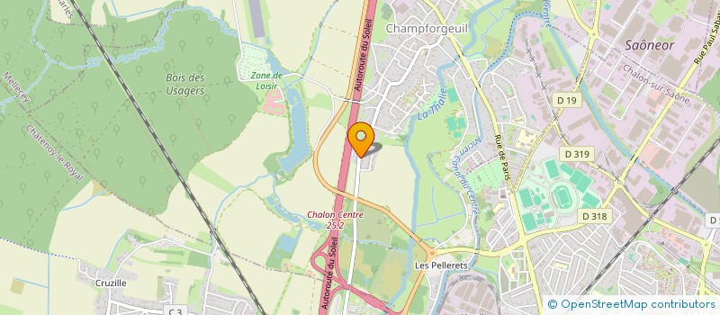 localisation de l'entreprise ASSOCIATION D'APICULTEURS AMATEURS DU RUCHER DU CHAMP LIARD  CHAMPFORGEUIL