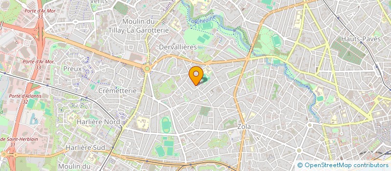 localisation de l'entreprise ASSOCIATION D'APPROPRIATION ET VALORISATION DE TERRES CONGOLAISES (ARTC) à NANTES