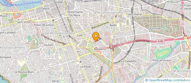 localisation de l'entreprise ASSOCIATION D'APPUI AU DEVELOPPEMENT DE L'OBSERVATOIRE DES PAUVRETES  MARSEILLE