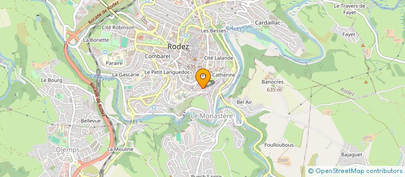 localisation de l'entreprise ASSOCIATION D'ARCHEOLOGIE VIE EN ROUERGUE à RODEZ