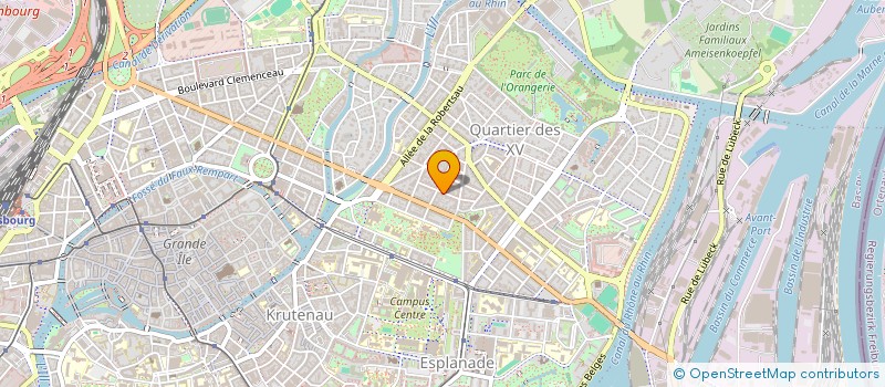 localisation de l'entreprise ASSOCIATION D'ART DU SPECTACLE : ON VOUS RAPPELLERA à STRASBOURG