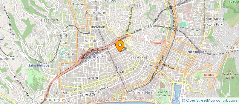 localisation de l'entreprise ASSOCIATION D'ARTISTES & ENTREPRISES  NICE