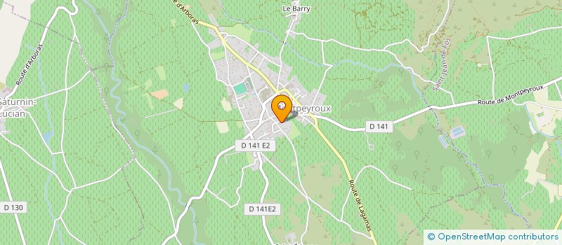 localisation de l'entreprise ASSOCIATION D'ARTS CORPORELS DE L'HERAULT à MONTPEYROUX