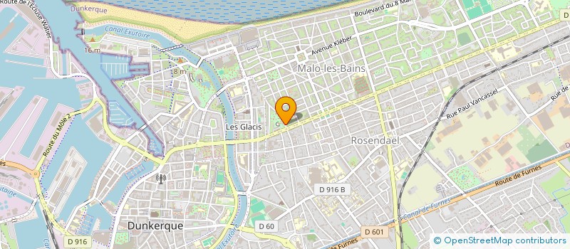 localisation de l'entreprise ASSOCIATION D'ASSISTANCE AUX COPROPRIETAIRES ET CONSEILLERS SYNDICAUX  DUNKERQUE