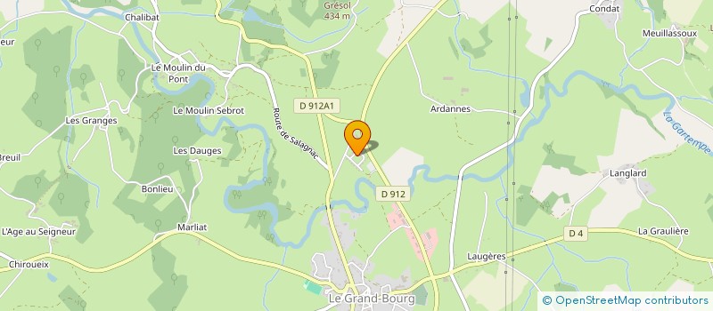 localisation de l'entreprise ASSOCIATION D ASSISTANTES MATERNELLES PIROUETTE  LE GRAND-BOURG