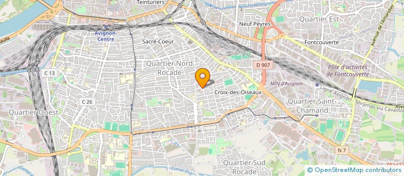 localisation de l'entreprise ASSOCIATION D ASTRONOMIE SATURNE  AVIGNON