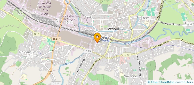 localisation de l'entreprise ASSOCIATION D'ASTRONOMIE VESOUL  NOIDANS-LES-VESOUL