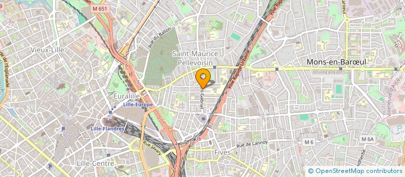 localisation de l'entreprise ASSOCIATION D AVOCATS TACQUET MARTEAU PERETIE à LILLE
