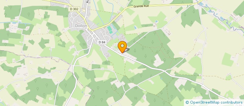 localisation de l'entreprise ASSOCIATION D D A B S  DOLLON